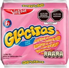 Galleta Glasitas Sabor Fresa